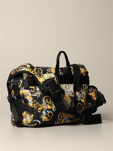 mens versace jeans pouch|Versace Jeans couture bags outlet.